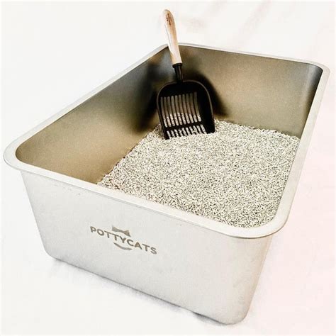 jumbo stainless steel litter box|extra large stainless steel cat litter box.